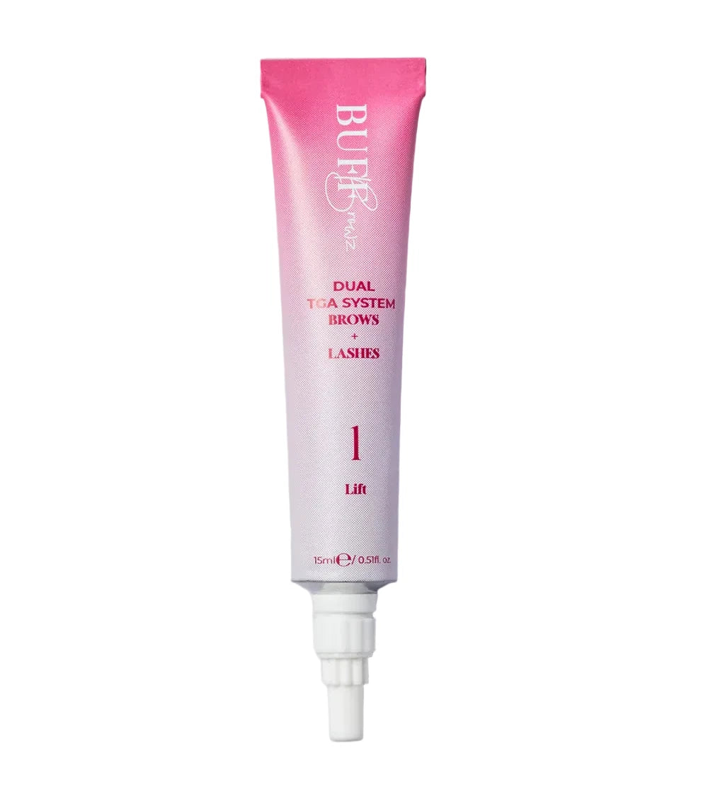 Buff Browz and Lashes: Dual TGA Lite System Step 1