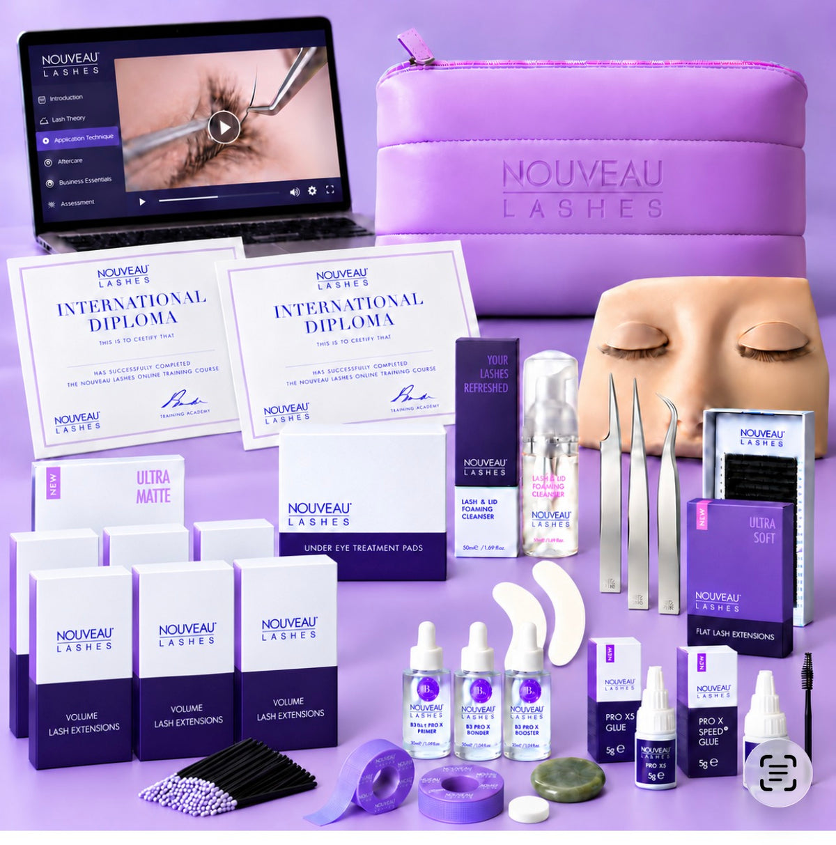 3-i-1 Vippeextensions Kurs – Classic, Mix & Volume | Startkit & Diplom