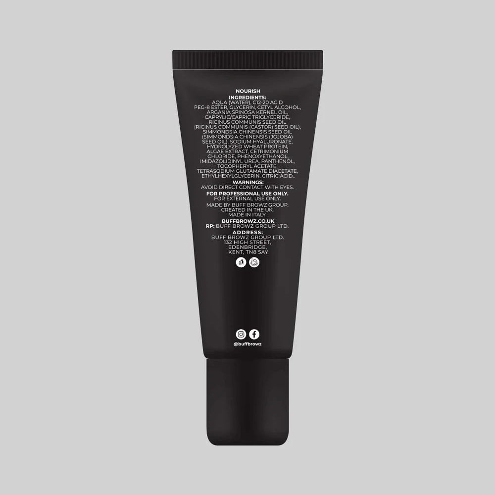 Buff Browz: Cysteamine Brynlaminering & Vippeløft System. Tubes / Steg 3