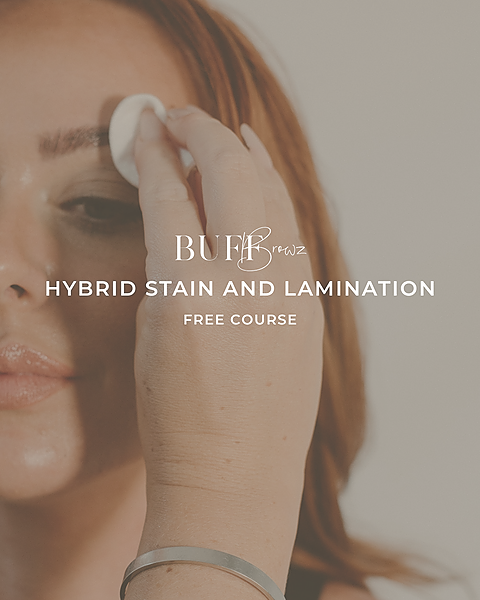 Buff Browz: Hybrid Brow Stain and Brow Lami Course