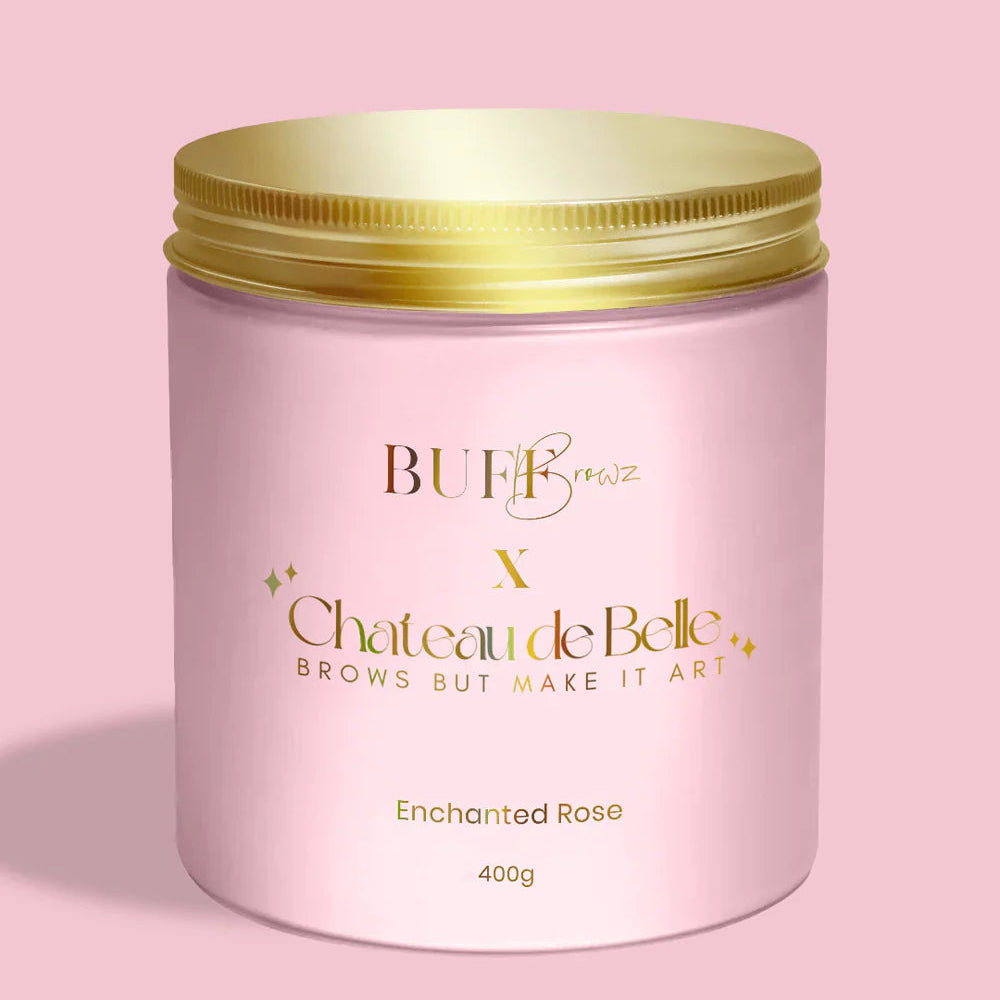 BUFF BROWZ X CHÂTEAU DE BELLE - ’Brows But Make It Art’ Jelly Mask - Enchanted Rose - Aftercare