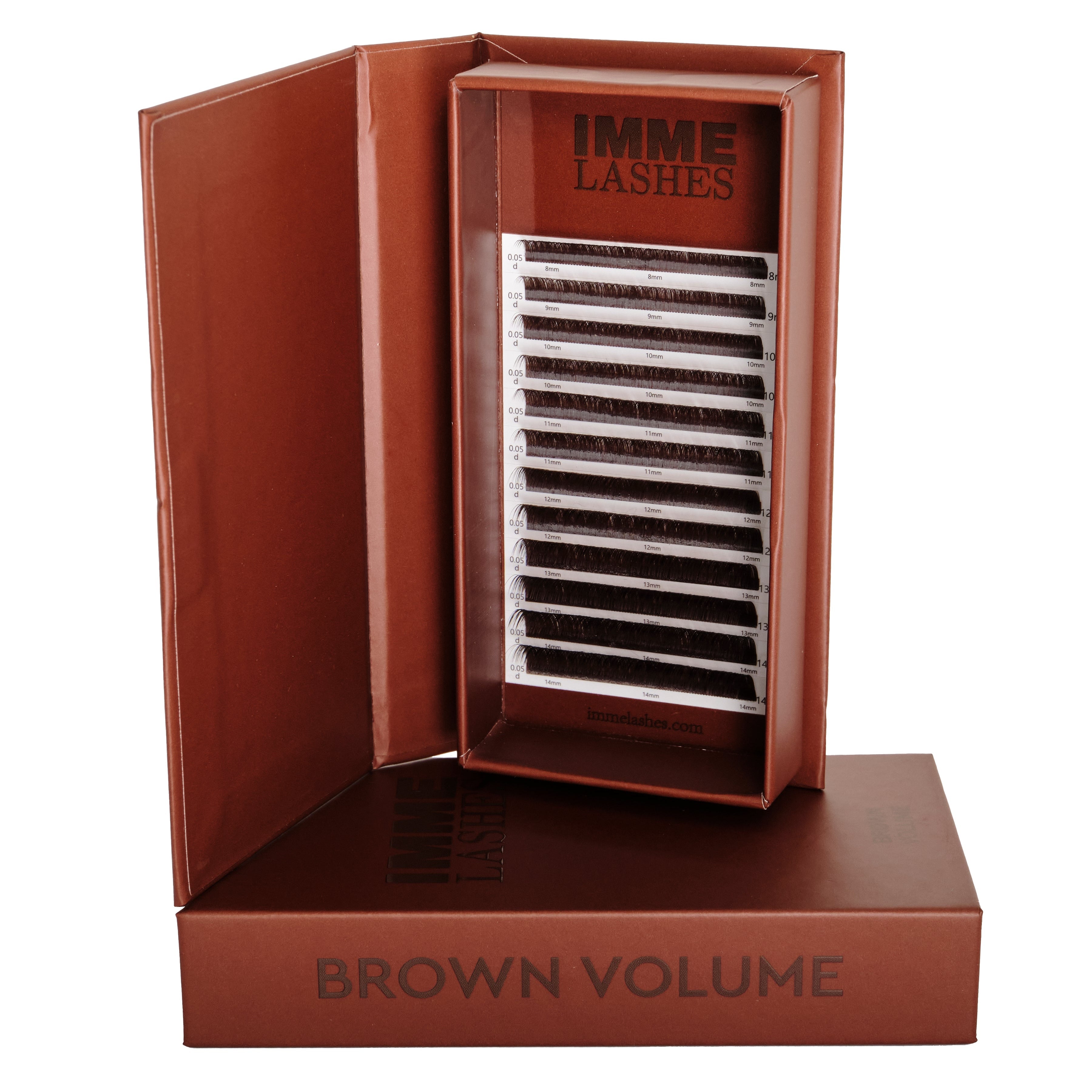 Mocca Brune Volumevipper Mix Brett | Cashmere Finish - CC Mix Brett 8-14mm 0.05