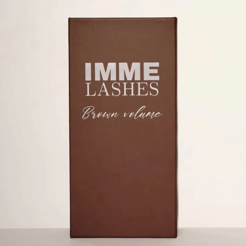 IMME LASHES: Brune volum vippeextensions mixbrett - vippe-extensions