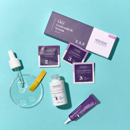 LVL Cera Lashlift Mini Set: Spar penger. (Tre størrelser tilgjengelig) - 5 LVL Ceralash Behandlinger Kit (spar 15%