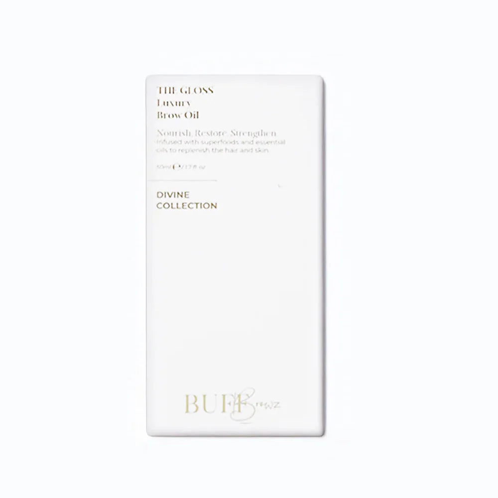 NY! Buff Browz The Gloss: Nærende behandlingolje for brynslaminering - Aftercare