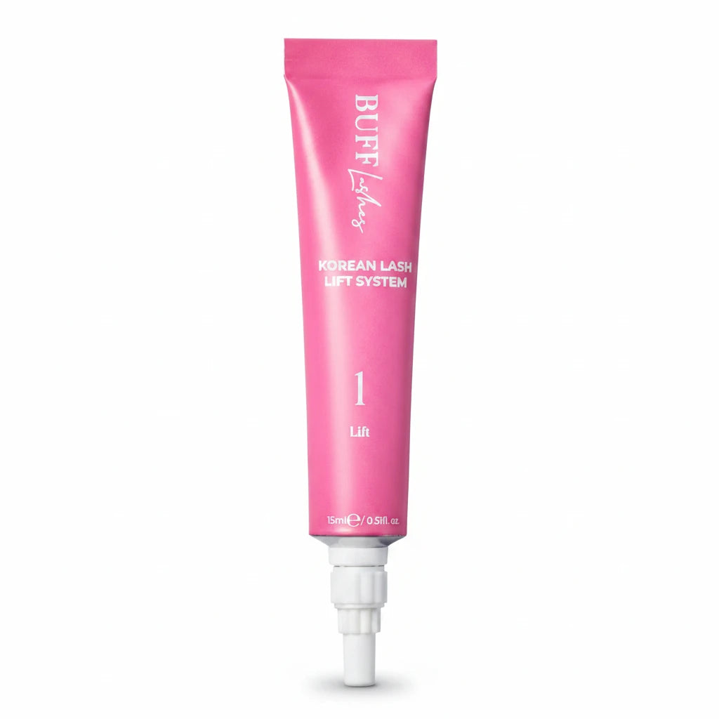 BUFF LASHES: Koreansk Vippeløft System Steg 1