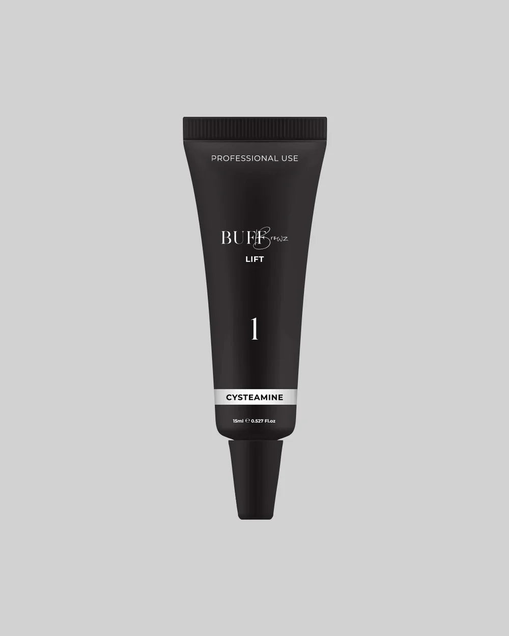 Buff Browz: Cysteamine Brynlaminering & Vippeløft System. Tubes / Steg 1