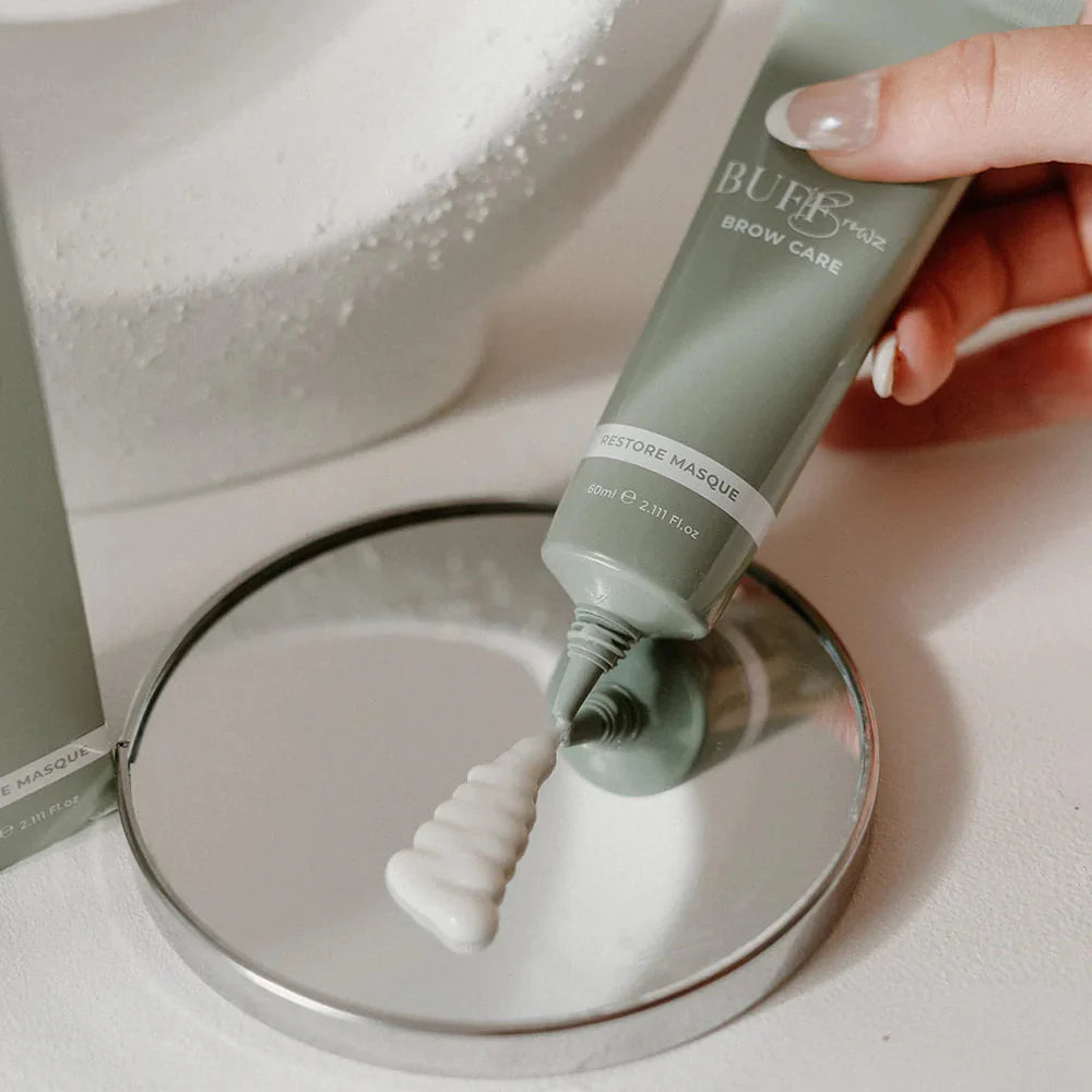 Buff Browz: Professional Brow Prep & Care Masque - professional brow treatments