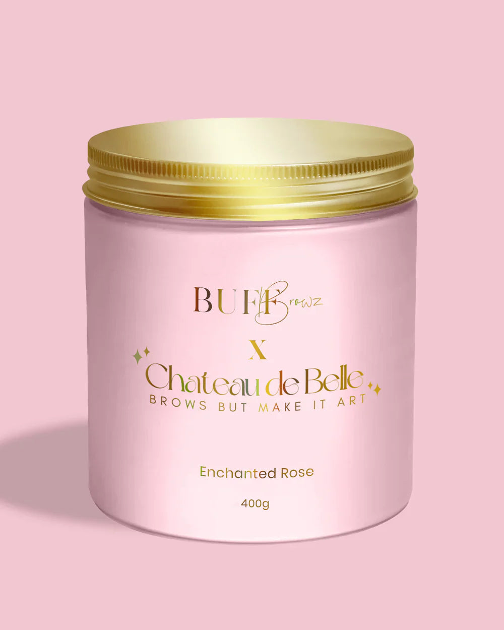 BUFF BROWZ X CHÂTEAU DE BELLE - ’Brows But Make It Art’ Jelly Mask - Enchanted Rose - Aftercare