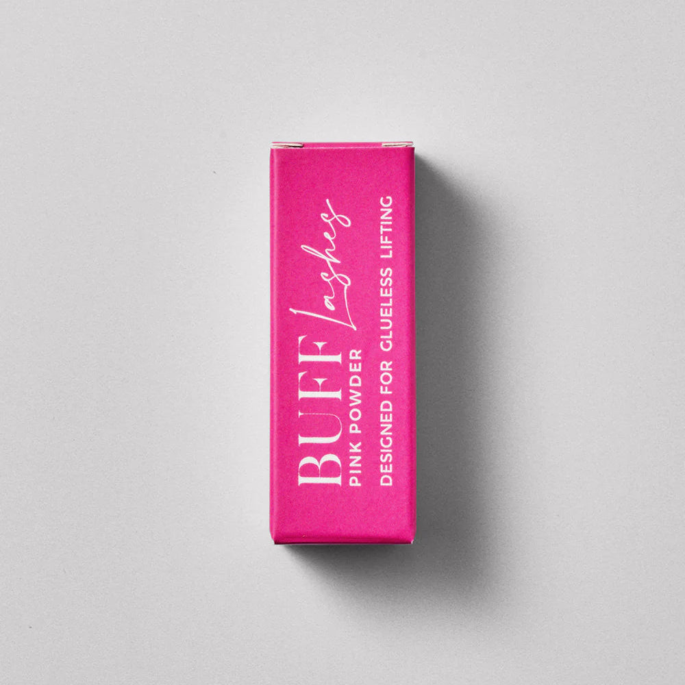 buff lashes pink powder