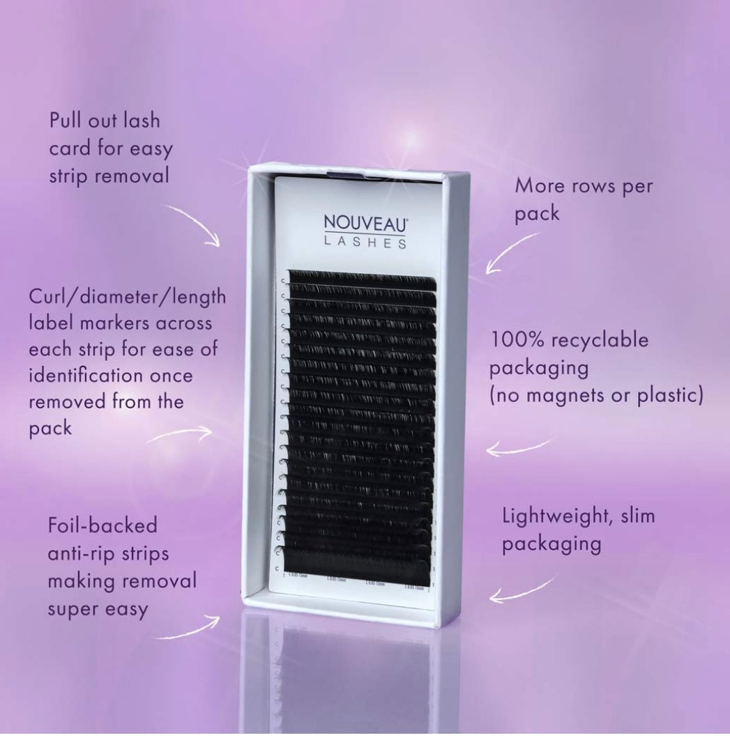 Ny! Ultra Matte Klassisk Vippe-extensions 0.15 CC Curl - Mix length box 7-15mm
