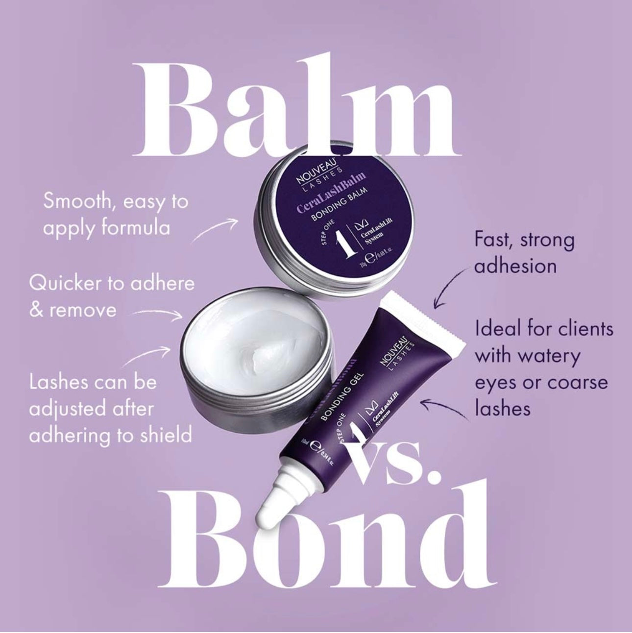 NY! Vippeløft Bonding Balm - lashlift products