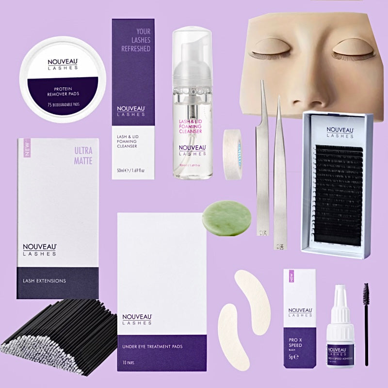 Nouveau Lashes: Klassisk Vippe-extensions Start Kit - vippe-extensions