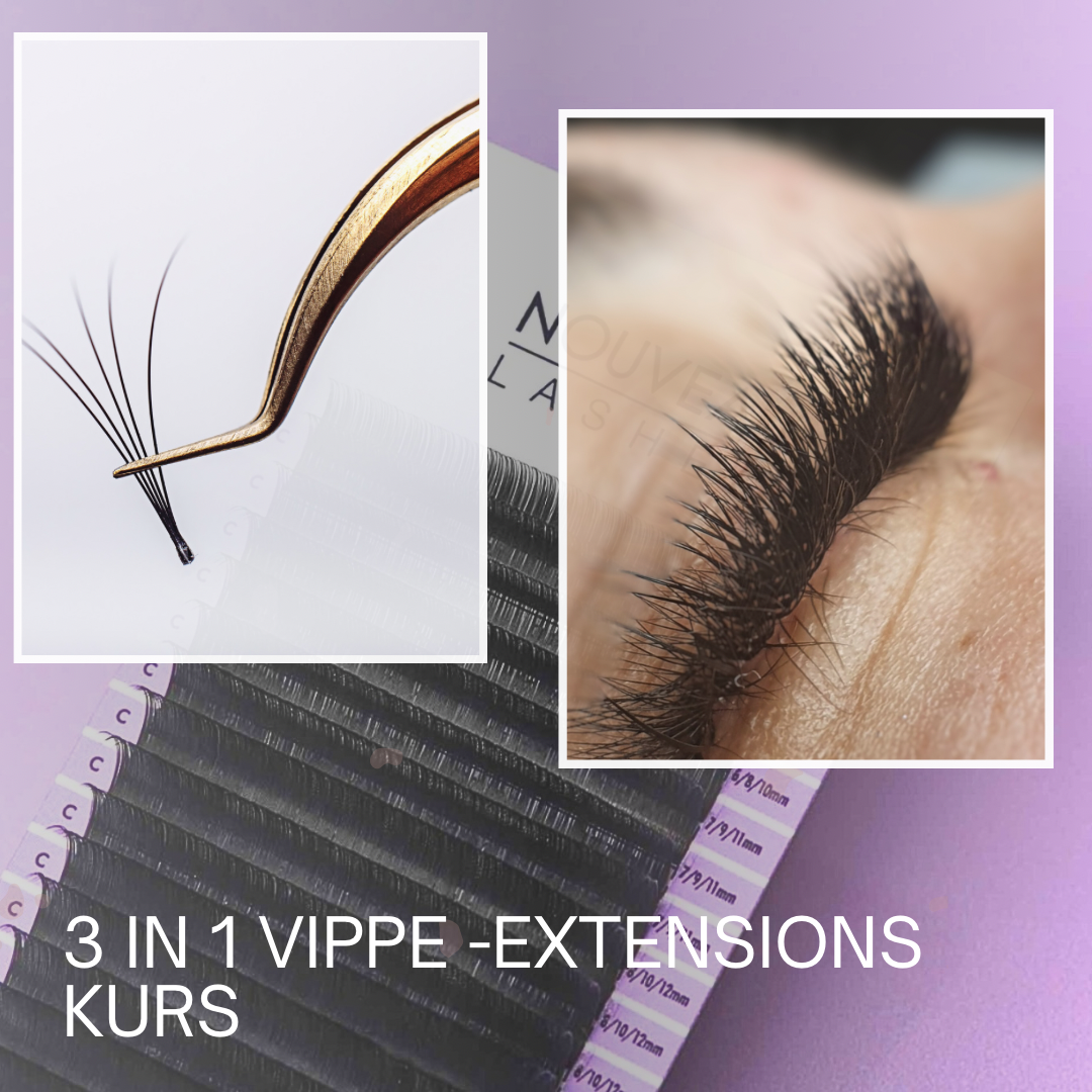 Pre Made Volume Fans CC Curl 0.05 Mix Length Box (600 fans) - pre made extension fans