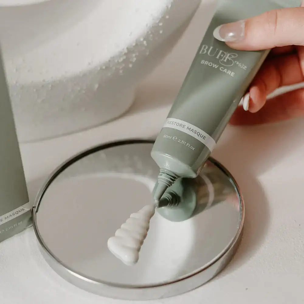 Buff Browz: Professional Brow Prep & Care Masque - professional brow treatments