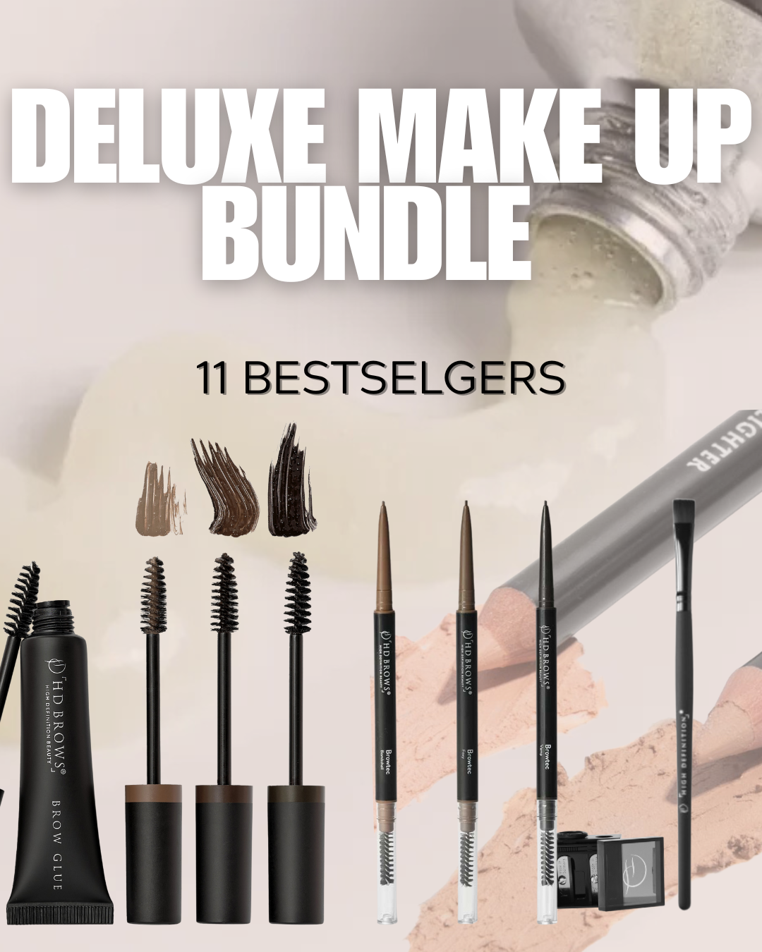 The Deluxe Make Up Sample Bundle: Save 25% - brow make up