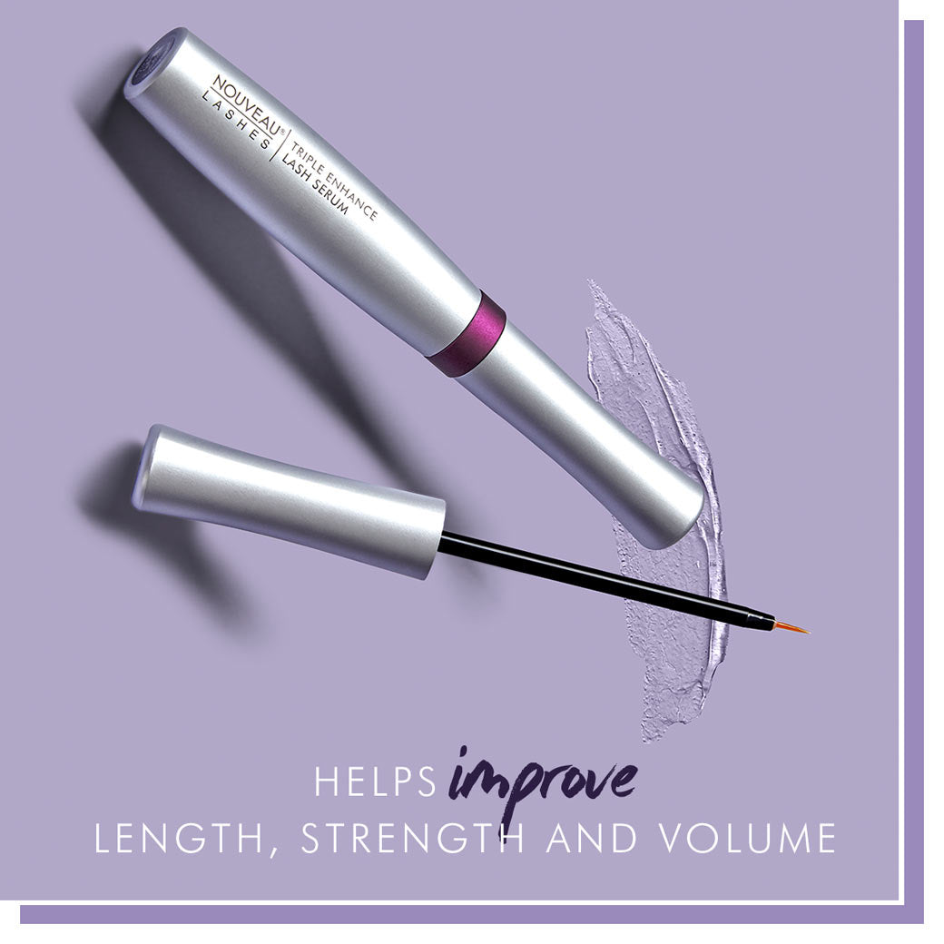 Triple Enhance Lash Serum – Vippeserum fra Nouveau Lashes for lengre og fyldigere vipper