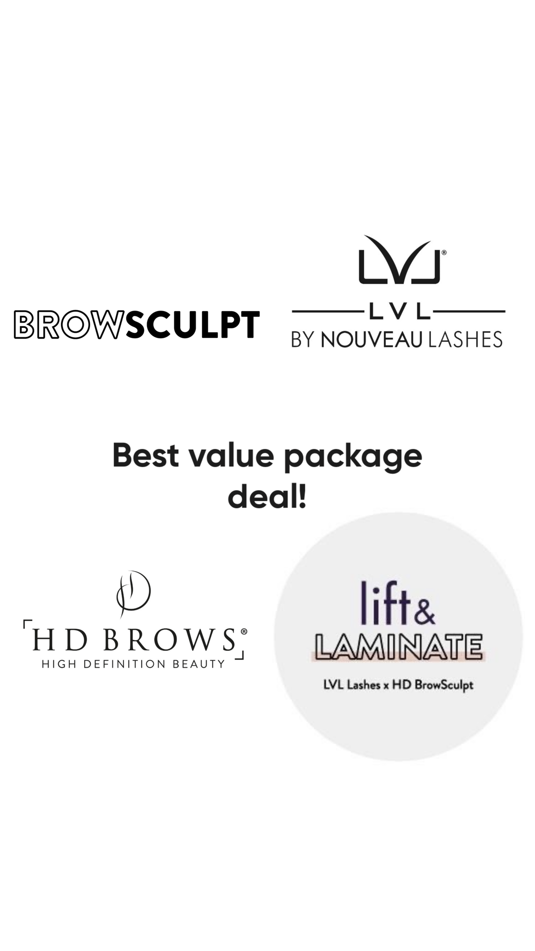 Kurs: Vippeløft Brynsløft og Brynlaminering Pakkedeal - Kurs